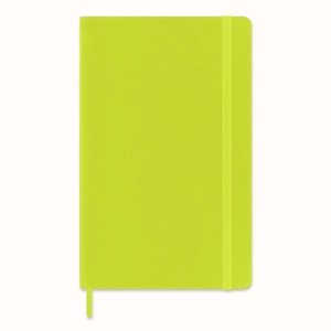 Notes MOLESKINE Classic L (13x21cm), w linie, miękka oprawa, 192 strony, lemon green-248357