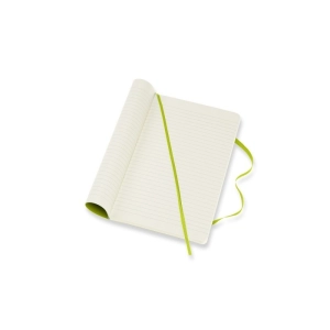 Notes MOLESKINE Classic L (13x21cm), w linie, miękka oprawa, 192 strony, lemon green-248358