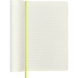 Notes MOLESKINE Classic L (13x21cm), w linie, miękka oprawa, 192 strony, lemon green-248359