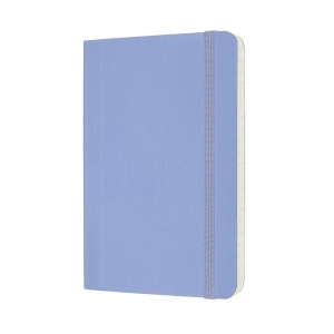 Notes MOLESKINE Classic P (9x14cm), w linie, miękka oprawa, 192 strony, hydrangea blue-248363