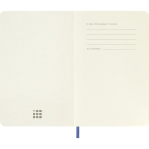 Notes MOLESKINE Classic P (9x14cm), w linie, miękka oprawa, 192 strony, hydrangea blue-248368
