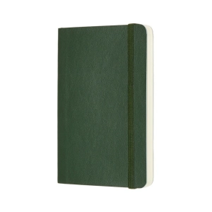 Notes MOLESKINE P (9x14cm), gładki, miękka oprawa, 192 strony, myrtle green-248420