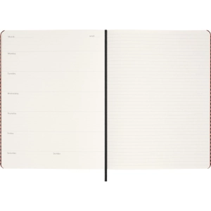 Zestaw kolekcjonerski MOLESKINE Shine, teczka + pióro wieczne Kaweco + niedatowany planer, metaliczny czerwony-248440
