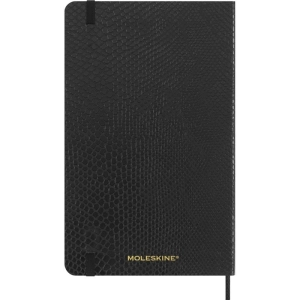 Notes MOLESKINE Pro Boa, synt. skóra węża, w linie, edycja limitowana, w pudełku, czarny-248459