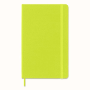 Notes MOLESKINE Classic L (13x21cm), gładki, twarda oprawa, 240 stron, lemon green-248480