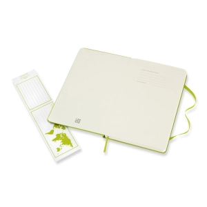 Notes MOLESKINE Classic L (13x21cm), gładki, twarda oprawa, 240 stron, lemon green-248484