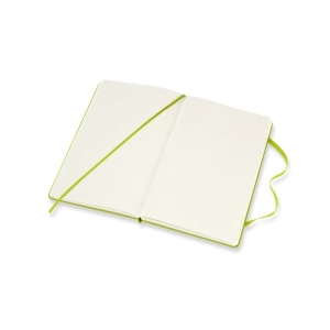 Notes MOLESKINE Classic L (13x21cm), gładki, twarda oprawa, 240 stron, lemon green-248485