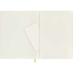 Notes MOLESKINE Classic XL (19x25cm), gładki, miękka oprawa, 192 strony, lemon green-248490