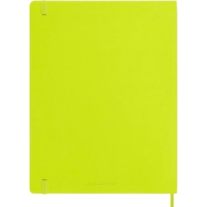 Notes MOLESKINE Classic XL (19x25cm), gładki, miękka oprawa, 192 strony, lemon green-248491