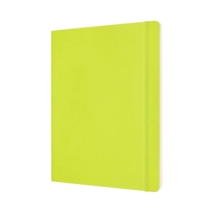 Notes MOLESKINE Classic XL (19x25cm), gładki, miękka oprawa, 192 strony, lemon green-248492