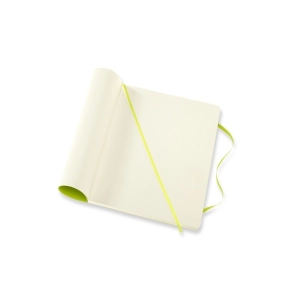 Notes MOLESKINE Classic XL (19x25cm), gładki, miękka oprawa, 192 strony, lemon green-248495