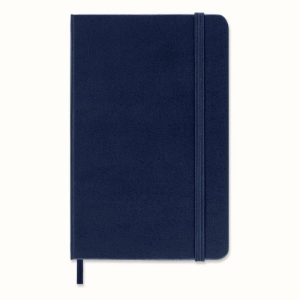 Notes MOLESKINE Classic P (9x14 cm) w kratkę, twarda oprawa, sapphire blue, 192 strony, niebieski-248525