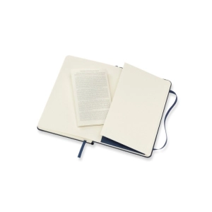 Notes MOLESKINE Classic P (9x14 cm) w kratkę, twarda oprawa, sapphire blue, 192 strony, niebieski-248527