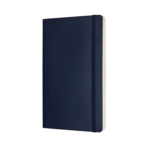 Notes MOLESKINE L (13x21cm) w kropki, miękka oprawa, sapphire blue, 192 strony, niebieski-248547