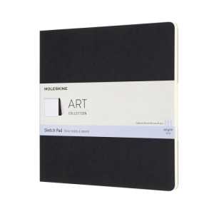 Art Sketch Pad Album MOLESKINE Square (19x19 cm), 48 stron, czarny