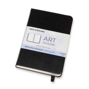 Notes MOLESKINE Art Watercolour P (9x14cm), 60 stron, czarny-248563