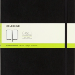 Notes MOLESKINE Classic A4 (21x29,7 cm) gładki, miękka oprawa, 192 strony, czarny-248568