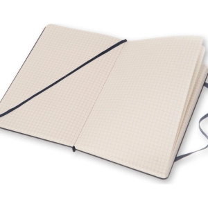 Notes MOLESKINE Classic L (13x21cm) w kratkę, twarda oprawa, sapphire blue, 240 stron, niebieski-248638