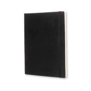 Notes MOLESKINE Classic XL (19x25cm) w kropki, miękka oprawa, 192 strony, czarny-248647