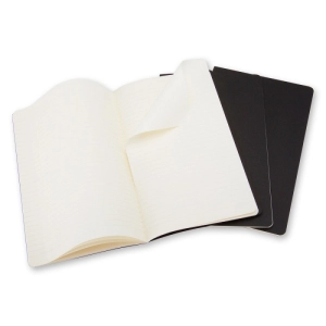 Zestaw 3 Zeszytów MOLESKINE Cahier Journals P (9x14cm) w linie, 64 strony, czarny-248657