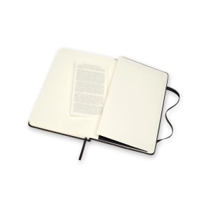 Notes MOLESKINE Classic edycja limitowana, twarda oprawa skórzana L (13x21 cm) w linie, czarny-248667