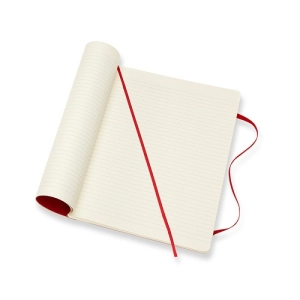 Notes MOLESKINE Classic XL 19x25cm w linie miękka oprawa 192 str czerwony-248718