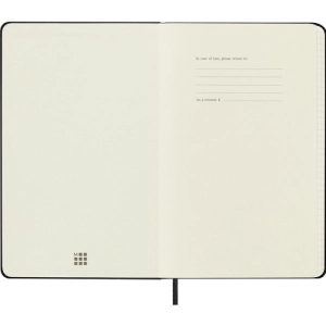 Notes MOLESKINE Classic L (13x21cm) w kratkę, twarda oprawa, 240 stron, czarny-248724