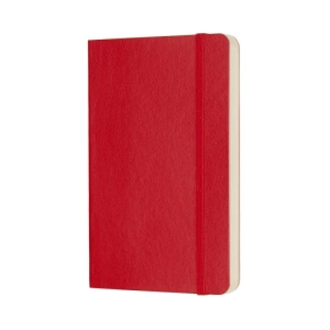 Notes MOLESKINE Classic P (9x14cm) gładki, miękka oprawa, 192 strony, czerwony-248737