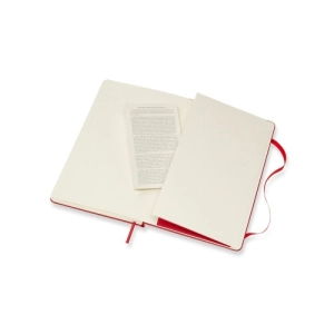 Notes MOLESKINE Classic L (13x21 cm) w kropki, twarda oprawa, scarlet red, 240 stron, czerwony-248752