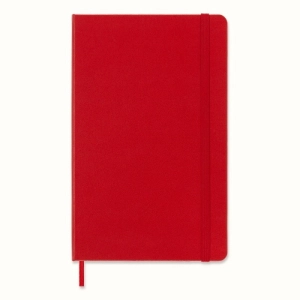 Notes MOLESKINE Classic L (13x21 cm) w kropki, twarda oprawa, scarlet red, 240 stron, czerwony-248756