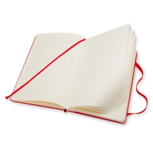 Notes MOLESKINE Classic P (9x14cm) w linie, twarda oprawa, 192 strony, czerwony-248757