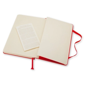 Notes MOLESKINE Classic P (9x14cm) w linie, twarda oprawa, 192 strony, czerwony-248759