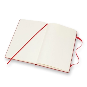 Notes MOLESKINE Classic L (13x21cm) gładki, twarda oprawa, 240 stron, czerwony-248790