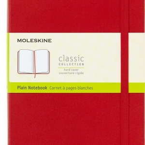 Notes MOLESKINE Classic L (13x21cm) gładki, twarda oprawa, 240 stron, czerwony-248791