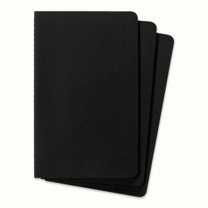 Zestaw 3 Zeszytów MOLESKINE Cahier Journals L (13x21cm) w kropki, 80 stron, czarny-248838