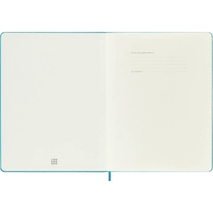 Notes MOLESKINE Classic XL (19x25 cm) w linie, twarda oprawa, reef blue, 192 strony, niebieski-248848