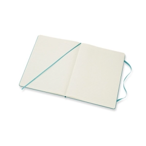 Notes MOLESKINE Classic XL (19x25 cm) w linie, twarda oprawa, reef blue, 192 strony, niebieski-248856