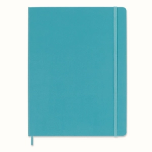 Notes MOLESKINE Classic XL (19x25 cm) w linie, twarda oprawa, reef blue, 192 strony, niebieski-248858