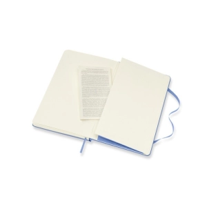 Notes MOLESKINE Classic L (13x21 cm) w linie, twarda oprawa, hydrangea blue, 240 stron, niebieski-248889
