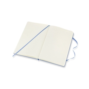 Notes MOLESKINE Classic L (13x21 cm) w linie, twarda oprawa, hydrangea blue, 240 stron, niebieski-248890