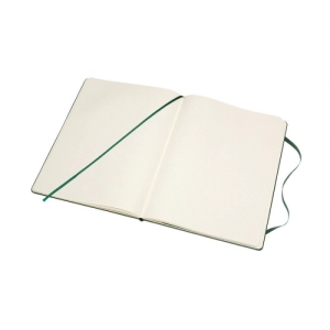 Notes MOLESKINE Classic XL (19x25cm) w kropki, twarda oprawa, myrtle green, 192 strony, zielony-248900