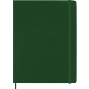 Notes MOLESKINE Classic XL (19x25cm) w kropki, twarda oprawa, myrtle green, 192 strony, zielony-248902