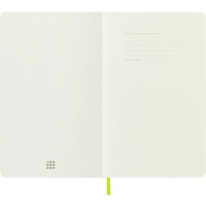 Notes MOLESKINE Classic L (13x21 cm) gładki, miękka oprawa, lemon green, 192 strony, zielony-248910