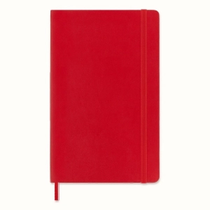 Notes MOLESKINE Classic L (13x21cm) w kropki, miękka oprawa, 192 strony, czerwony-248920