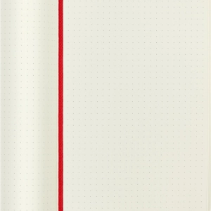 Notes MOLESKINE Classic L (13x21cm) w kropki, miękka oprawa, 192 strony, czerwony-248926