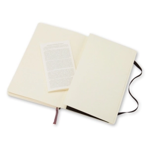 Notes MOLESKINE Classic L (13x21cm) w linie, miękka oprawa, 192 strony, czarny-248932