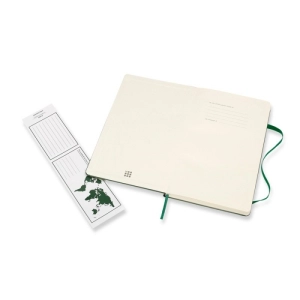 Notes MOLESKINE Classic L (13x21cm) w linie, twarda oprawa, myrtle green, 240 stron, zielony-248999