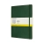 Notes MOLESKINE Classic XL (19x25cm), w kratkę, miękka oprawa, myrtle green, 192 strony, zielony