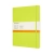 Notes MOLESKINE Classic XL (19x25cm), w linie, miękka oprawa, 192 strony, lemon green