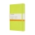 Notes MOLESKINE Classic L (13x21cm), w linie, miękka oprawa, 192 strony, lemon green